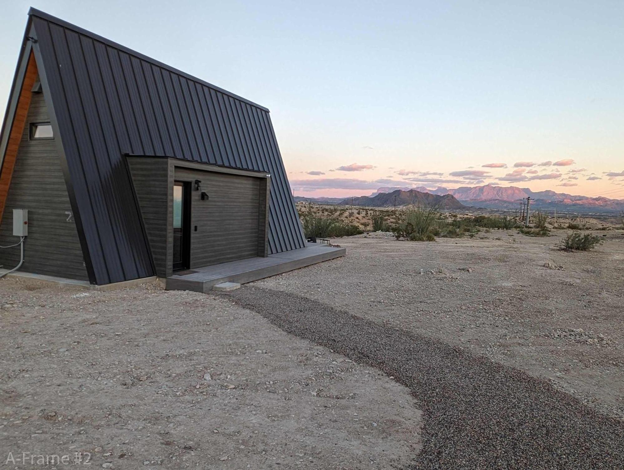 Stardust Big Bend Luxury A-Frame#4 Great Views Villa Terlingua Eksteriør billede