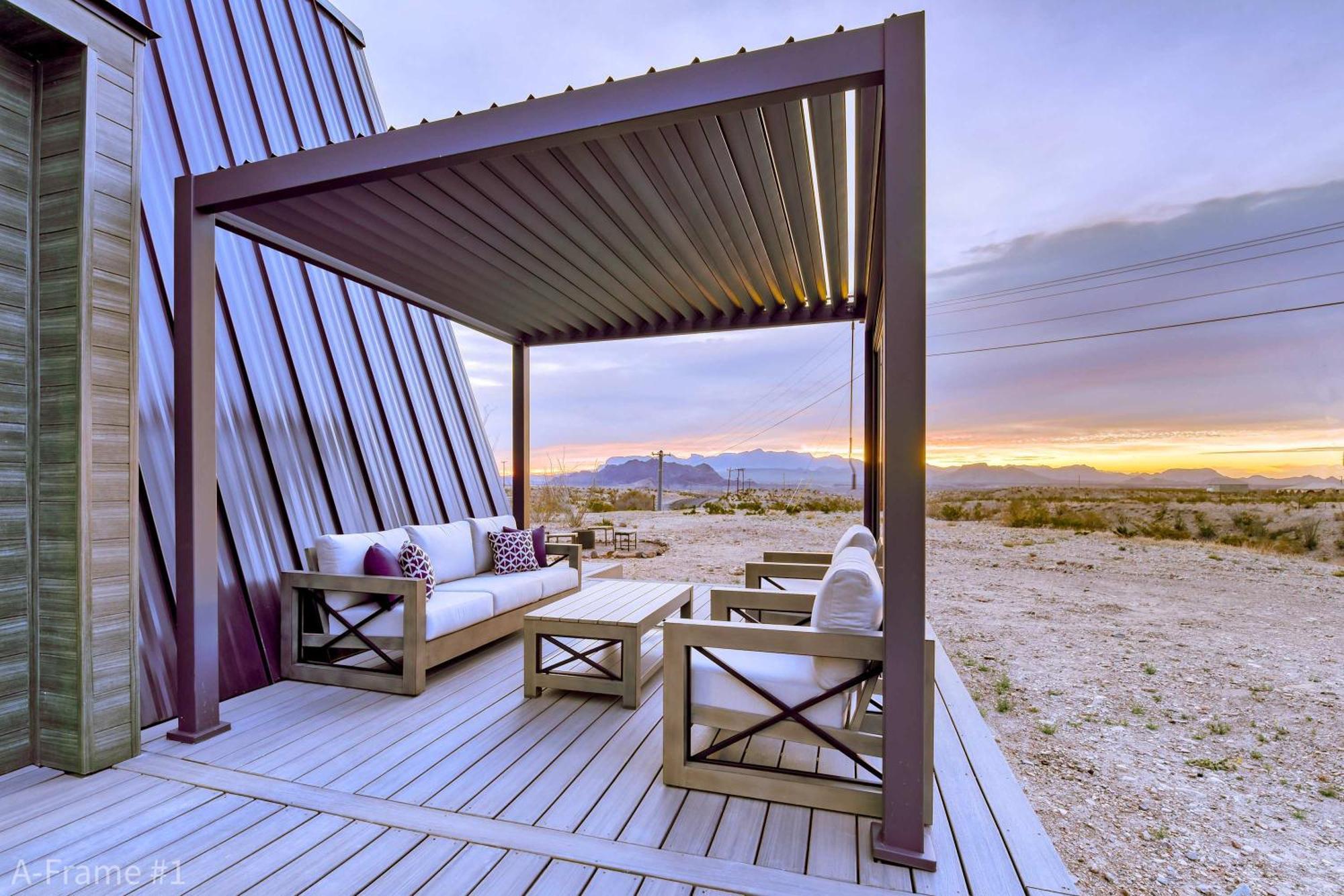 Stardust Big Bend Luxury A-Frame#4 Great Views Villa Terlingua Eksteriør billede