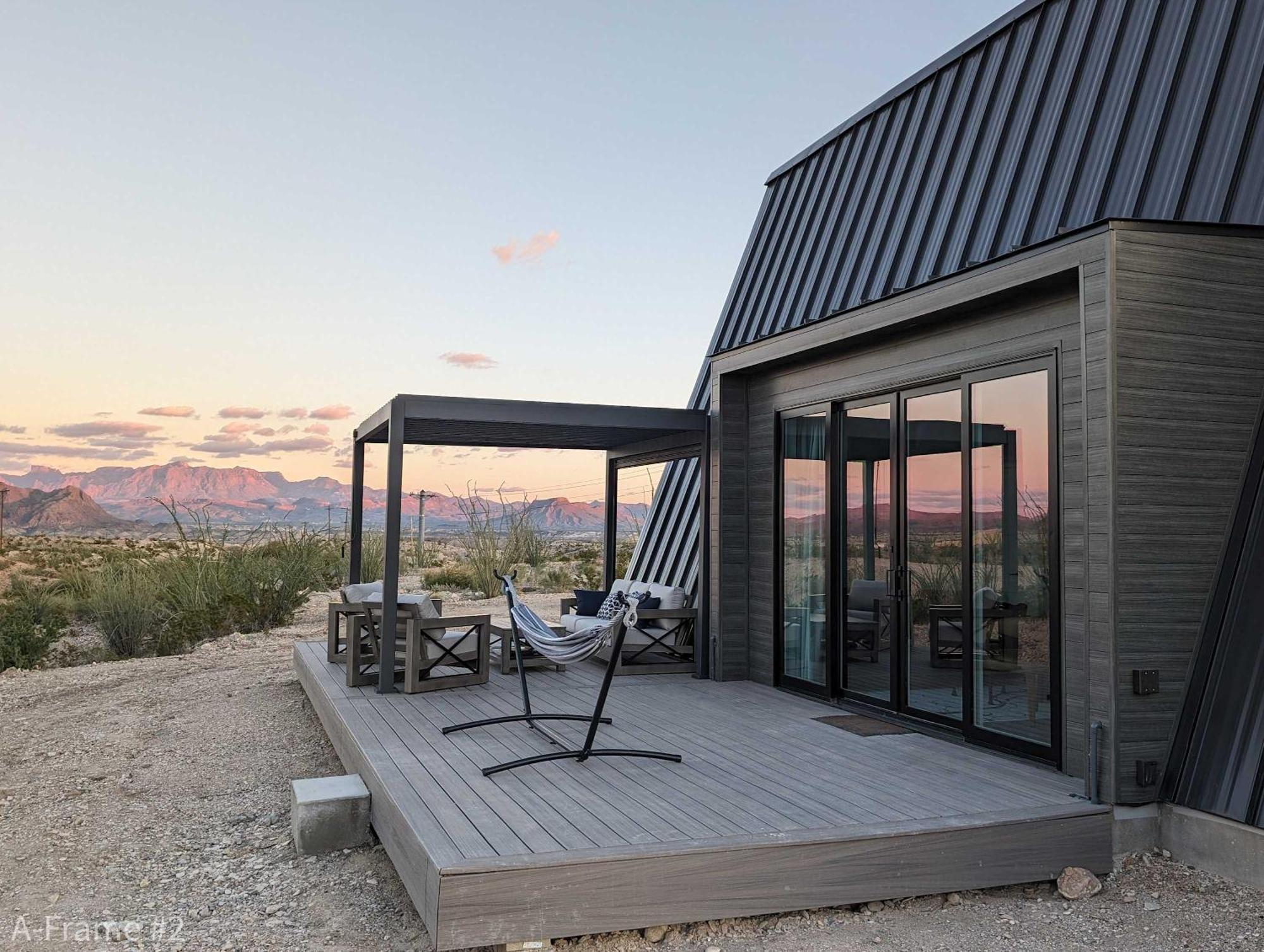 Stardust Big Bend Luxury A-Frame#4 Great Views Villa Terlingua Eksteriør billede