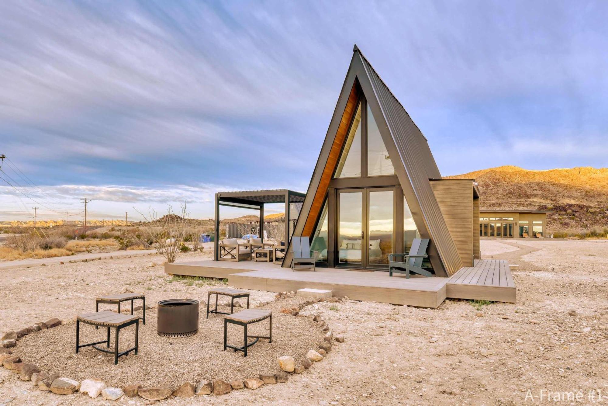Stardust Big Bend Luxury A-Frame#4 Great Views Villa Terlingua Eksteriør billede