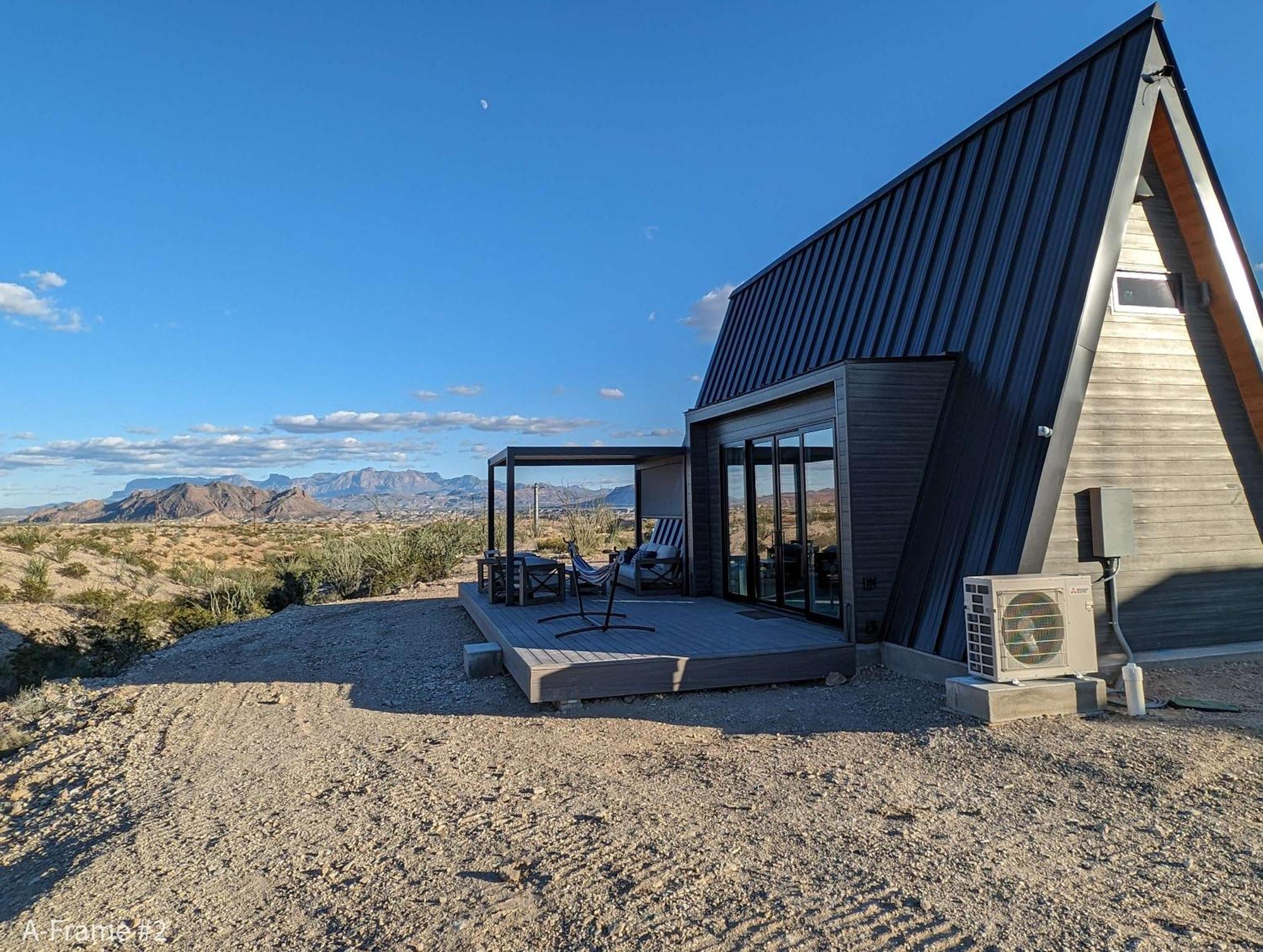 Stardust Big Bend Luxury A-Frame#4 Great Views Villa Terlingua Eksteriør billede