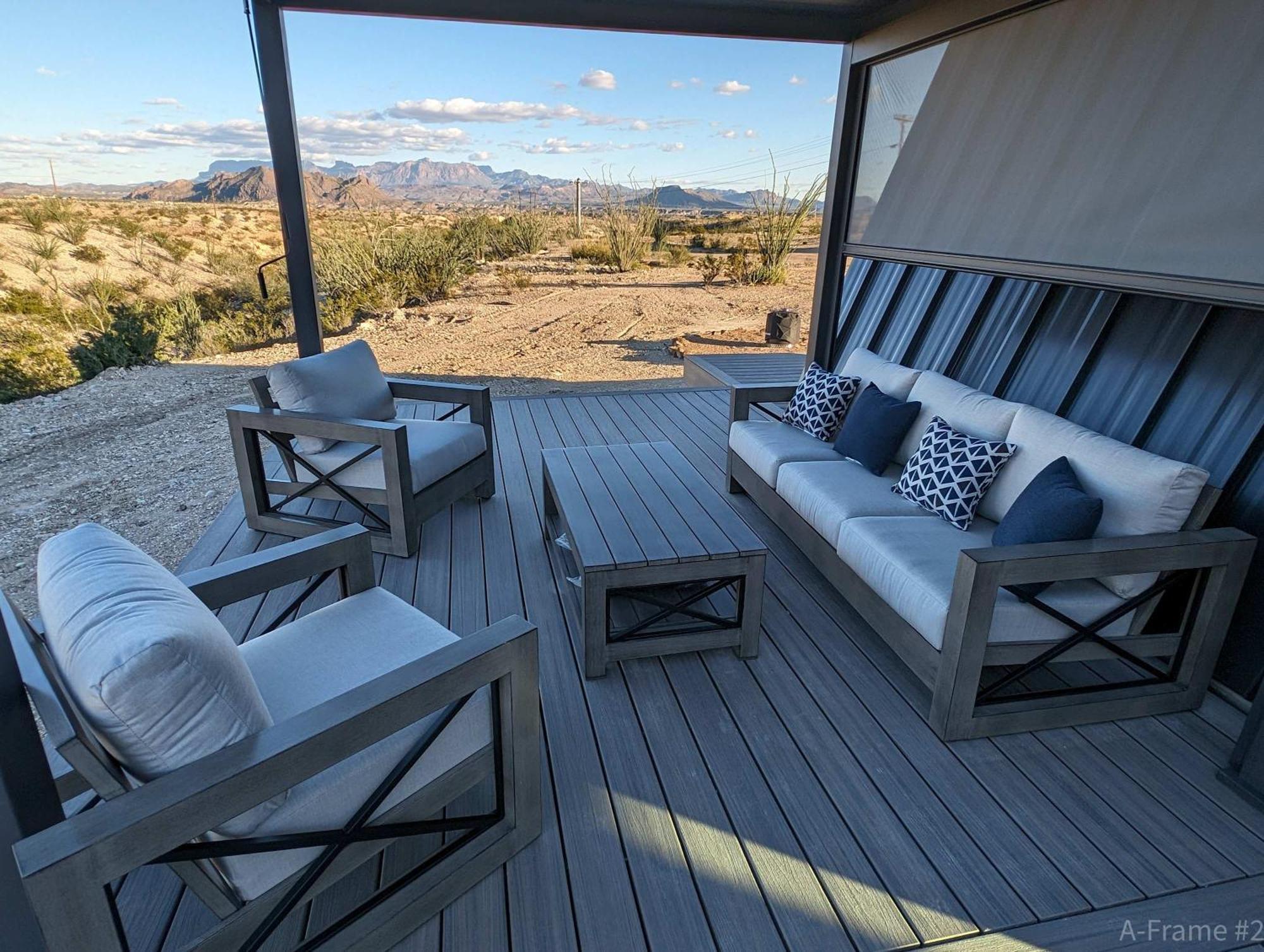 Stardust Big Bend Luxury A-Frame#4 Great Views Villa Terlingua Eksteriør billede