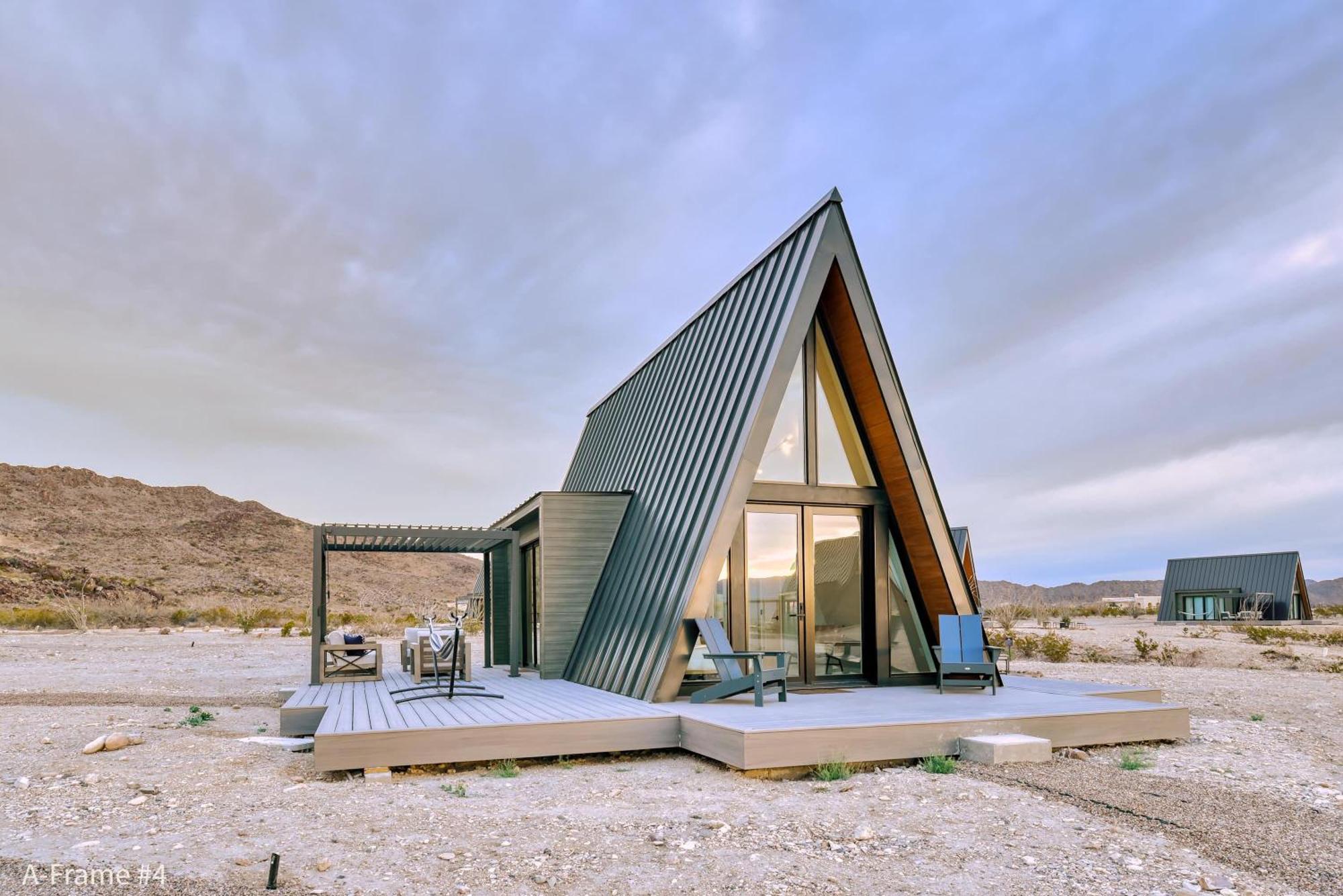 Stardust Big Bend Luxury A-Frame#4 Great Views Villa Terlingua Eksteriør billede